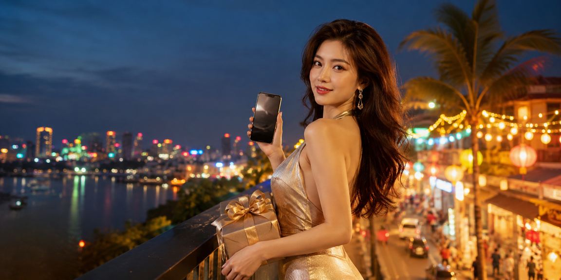 Người chơi tại Hà Nội mở casino trực tuyến trên điện thoại tại chợ đêm