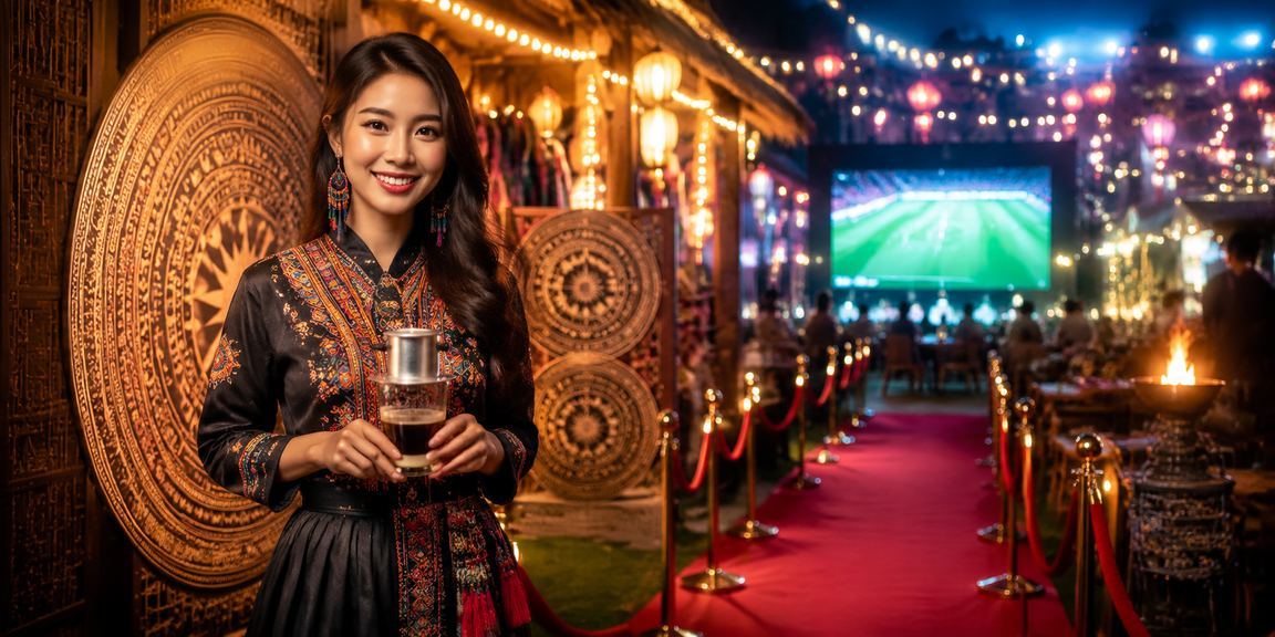 Người dùng tại Sapa theo dõi kèo bóng đá và đặt cược qua điện thoại tại quán cà phê